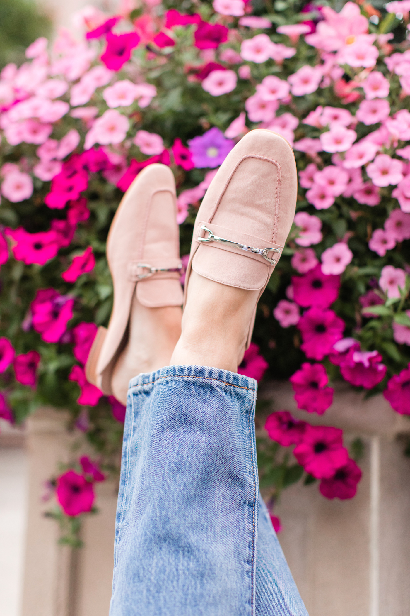 Blush Mules - Emily Lucille