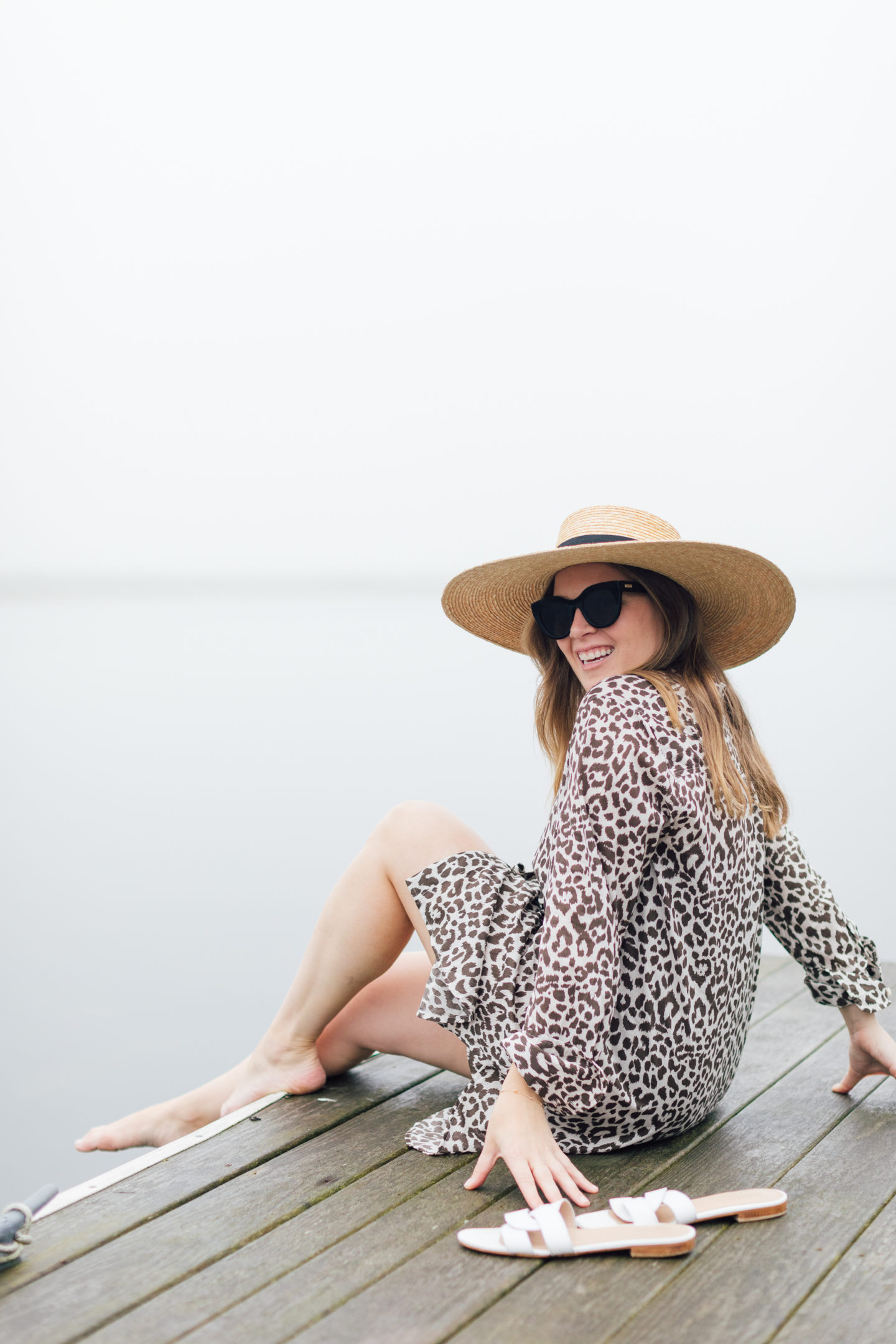 Emily Lucille Vacation Style J.Crew Leopard Cover Up 